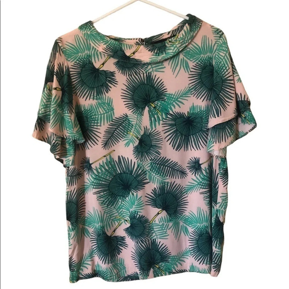 Palm leaves blouse - Picture 1 of 15